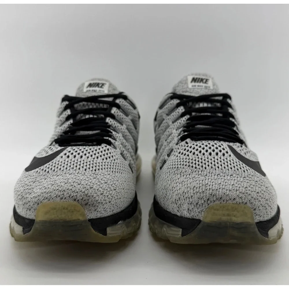 Nike Air Max 2016 Men Size 12 Grey Black White Running Athletic Shoes 806771-001